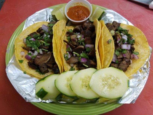 Tacos asada/steak