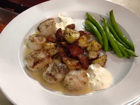 Fish specials: scallops