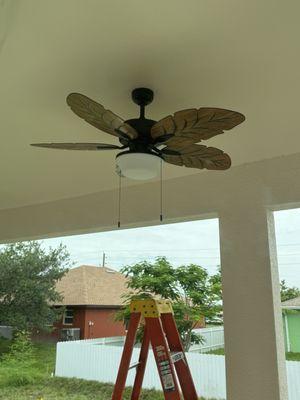 Fan installation