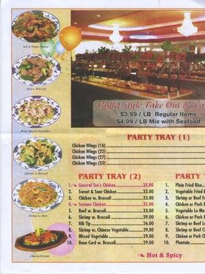 Takeaway Menu, 3/4