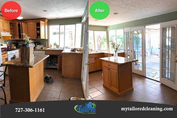 Kitchen Cleaning - Before and After