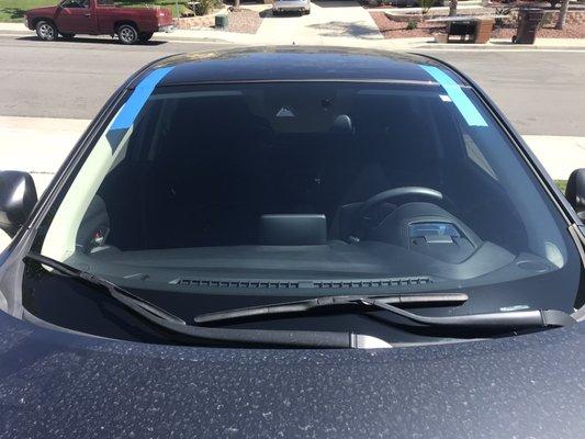 New windshield Mazda C-3 replacement