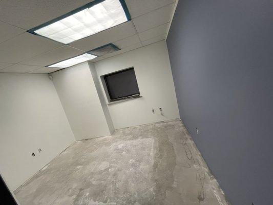 Office Building Drywall Installation Painting & Trim Work