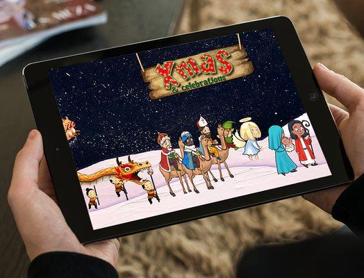 iPad App for Children, about Christmas in different parts of the world.