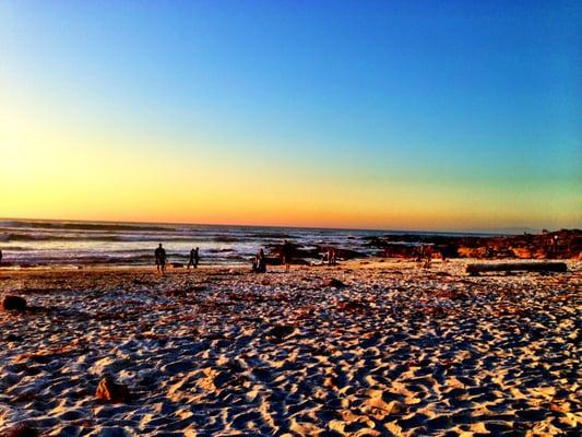 Beach right across from Asilomar Conference Grounds