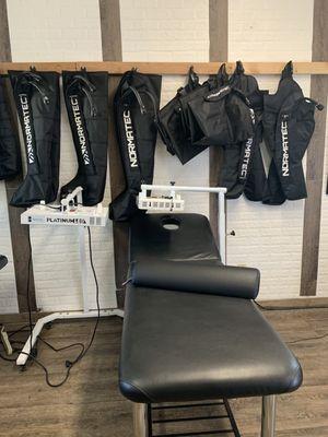 Normatec compression.