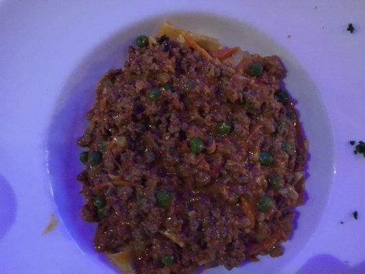 This was the venison bolognese absolutely delicious the first time I had it.