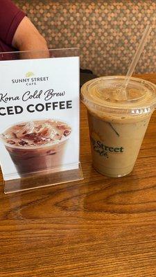 Iced coffee- Kona cold brew