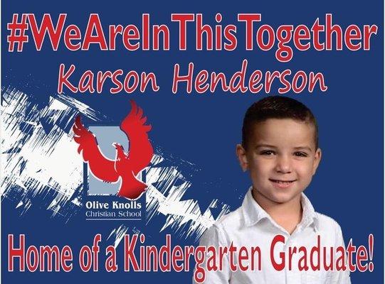 Kindergarten graduate