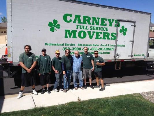 Another satisfied Carneys Movers Customer!!