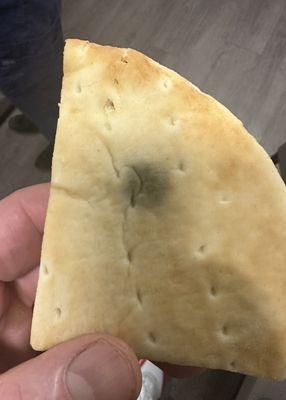 Mold on all the pita bread.  Luncheon guests didn't touch the other food.  Better food at Boston Market