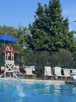 Life guard on duty