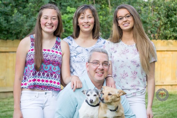 A man and his girls