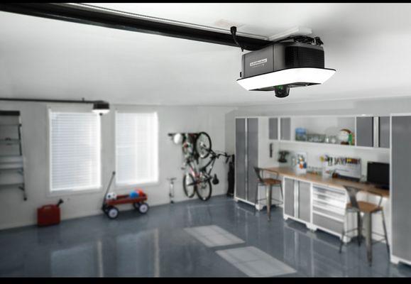 Lights camera action! This opener has led lights a camera to monitor your garage and it is fully reliable to open and close your garage door