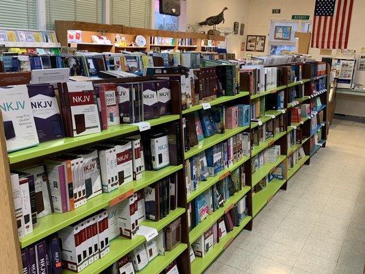 Great selection of Bibles!