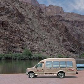 Enjoy a luxury van ride to the Bottom of the Grand Canyon on one of our Inner Canyon Day tours.