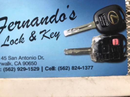 Fernandos Lock and Key 