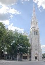 This is a great photo of Saint John's on the green in downtown Waterbury, CT