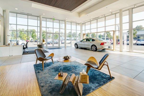 Showroom at Volvo Cars Tacoma