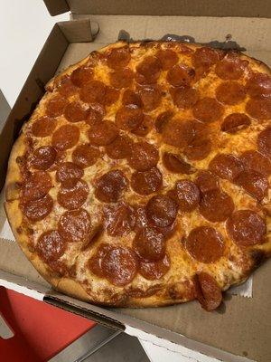 Large extra pepperoni & cheese!!