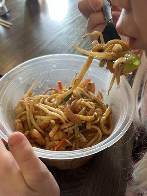 Shrimp lo mein