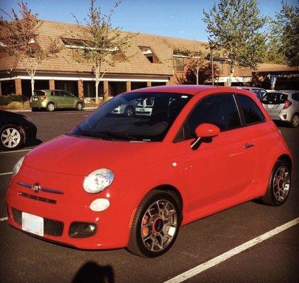 Love my Fiat! Thanks Guchon Imports!!