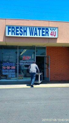 Handy carts to get the water to your car too