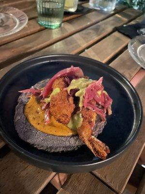 Taco de Camarones Empanizados ($9)