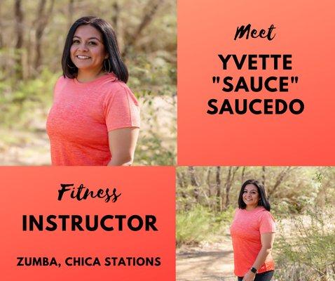 She will be teaching Zumba and Chica Stations at CPFN,Sauce is a Full Time educator,