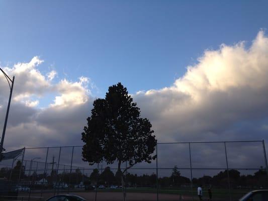 Today the clouds take a walk in our park :)