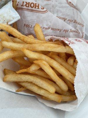 Cooked twice fries