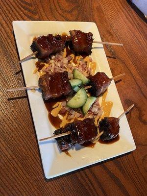 Korean Pork Belly Pops