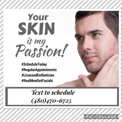 Skin Care isn't just for women! Men love healthy looking skin too!