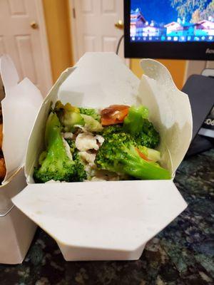 Chicken & broccoli