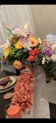 I requested this arrangement that they made for me but I received something completely different I posted the pic