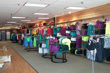 Huge selection of athletic apparel.