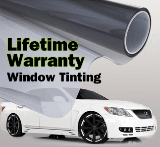 We offer no hassle life-time warranty on all of our tinting services.  We stand behind what we do and the services we offer.