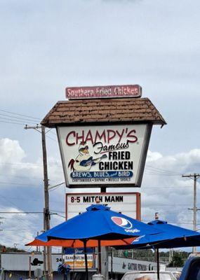 Signage on highway.