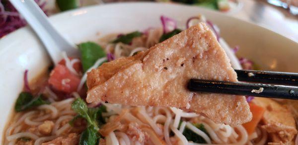 Fish cake in Bun Rieu