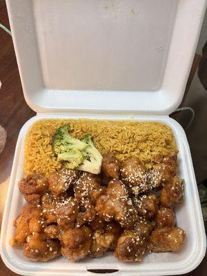 Sesame Chicken combo with Fried Rice