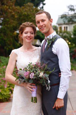 Herbal bouquet and boutonnière