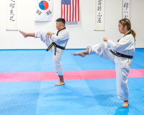 Taekwondo black belt test