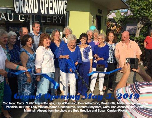 Ribbon cutting with Chamber of Commerce upon Grand Opening.