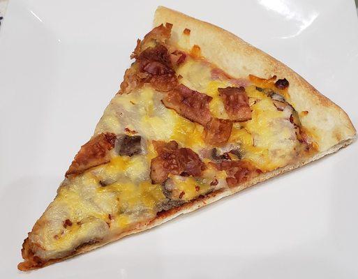 Bacon Cheeseburger Slice: this one alone is worth the trip!