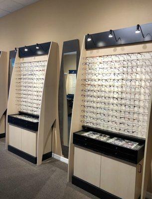 A small sample of the large Eyeglasses selection at Peepers Eyecare The Villages, FL