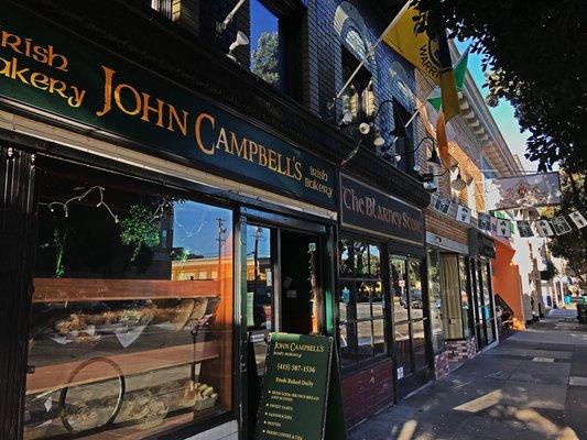 John Campbell's next to The Blarney Stone, under the Republic of Ireland flags, just over the Cobblestones...