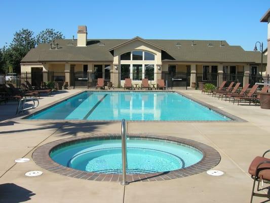 Spa and pool area.