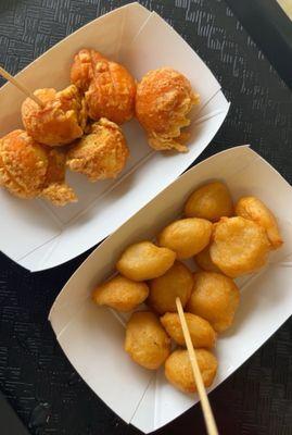 Fish Balls and Kwek-kwek (Quail Eggs)