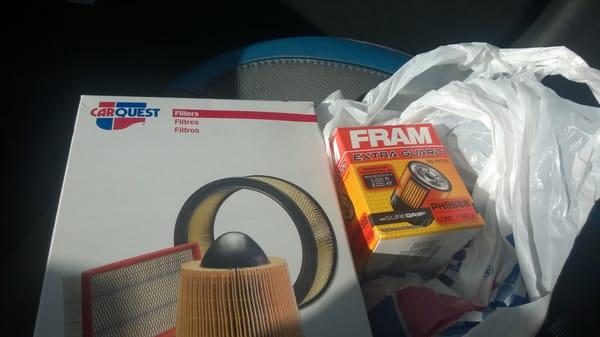 Oil and Air Filters