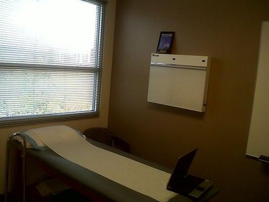 One of Dr Eakin's examination rooms